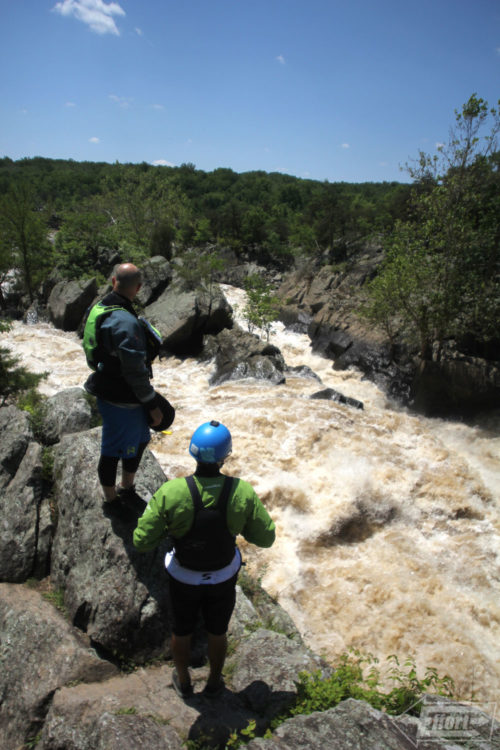 Flood waters affected the entire southeast giving us an opportunity to see the Potomac at big water.  This is what the Fish Ladder looks like at very high water.  This is far river left on the Maryland side of Great Falls.